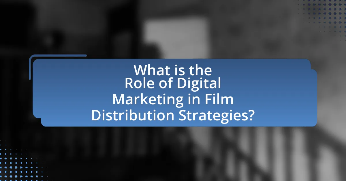 What is the Role of Digital Marketing in Film Distribution Strategies?